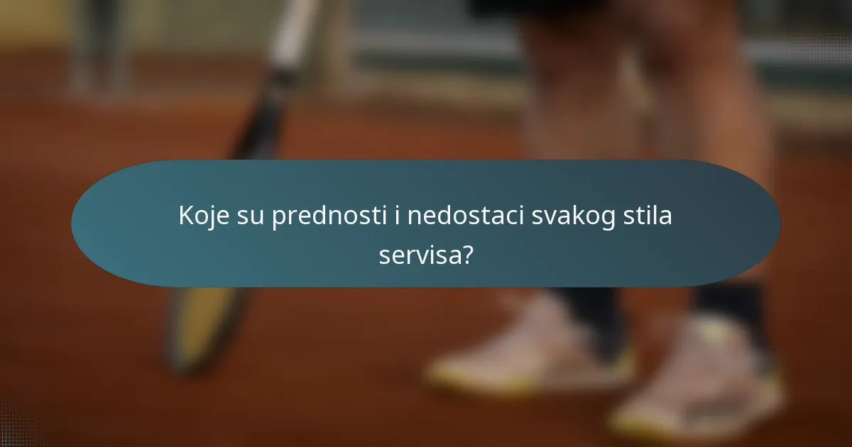 Koje su prednosti i nedostaci svakog stila servisa?